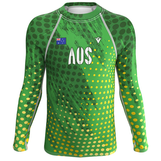 Australia - AUS 61 - Country Codes (Boys' Rash Guard) Olympian