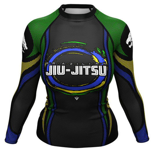 Brazilian Jiu-Jitsu (BJJ) - Training Armor (Women's Rash Guard) Martial Warrior