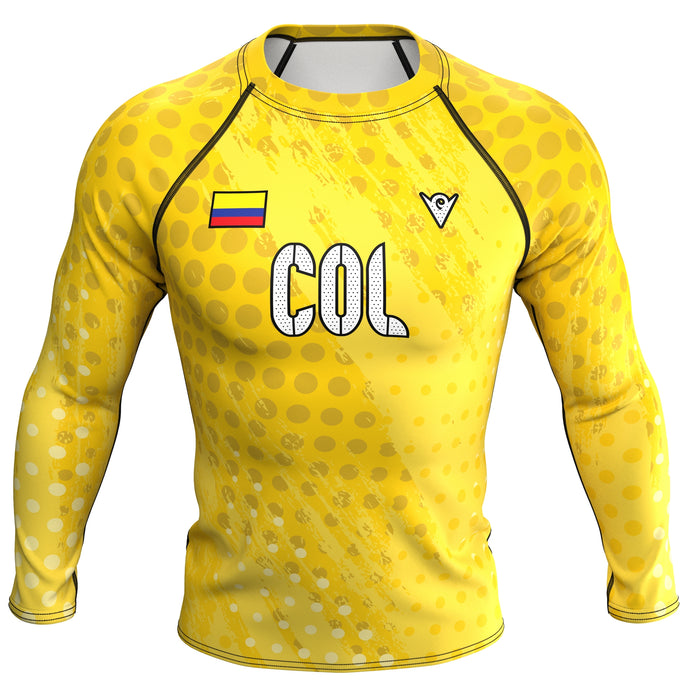 Colombia - COL 57 - Country Codes (Men's Rash Guard) Olympian