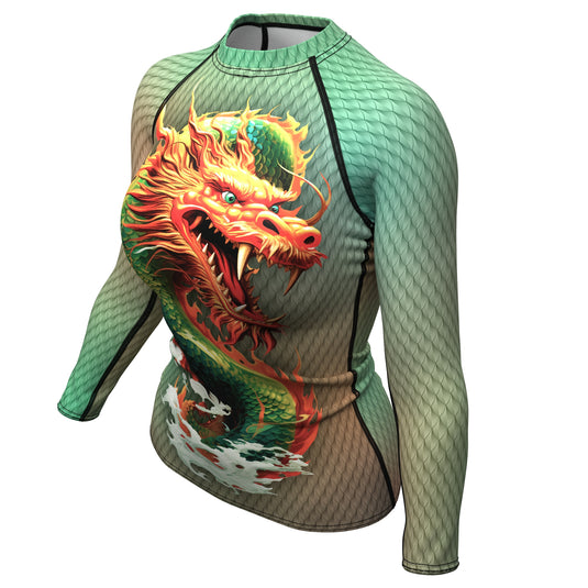 Voxpell Flying Dragon (Women's Rash Guard) Martial Warrior