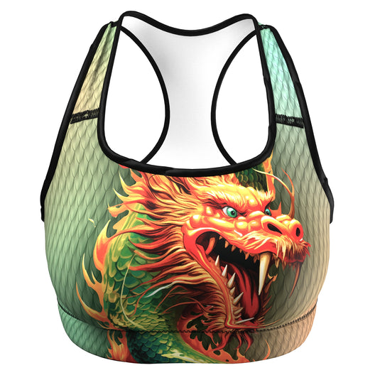 Voxpell Flying Dragon (Sports Bra) Martial Warrior