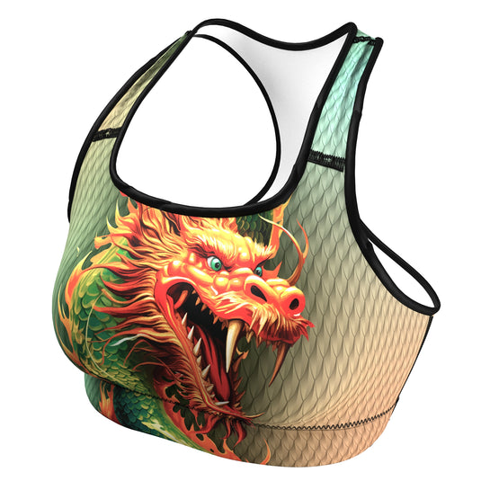 Voxpell Flying Dragon (Sports Bra) Martial Warrior
