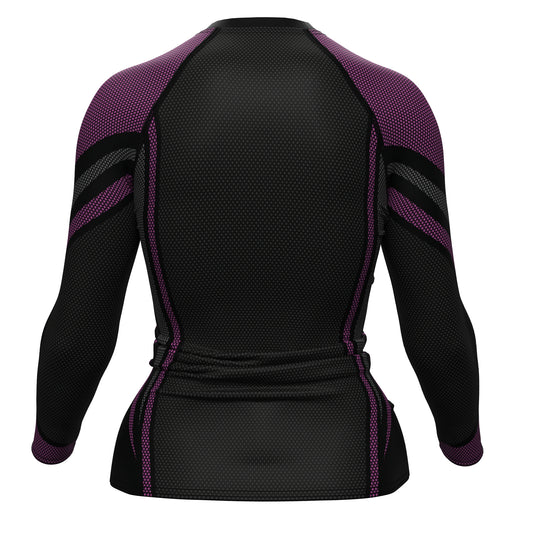 Voxpell Galaxy (Fuchsia/Grey) (Women's Rash Guard) Excelsior