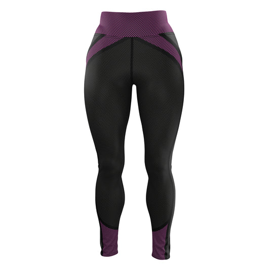 Voxpell Galaxy (Fuchsia/Grey) (Women's Yoga Pants) Excelsior