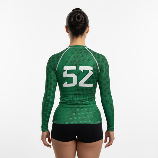 México - MEX 52 - Country Codes (Women's Rash Guard) Olympian