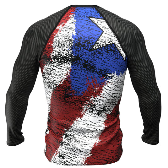 Puerto Rico - Urban (Men's Rash Guard) Olympian