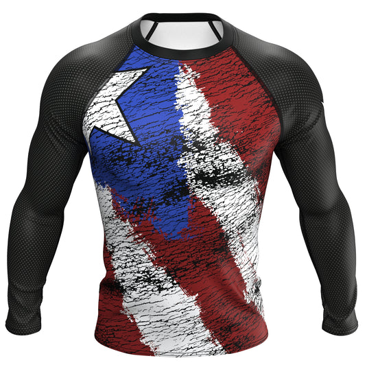 Puerto Rico - Urban (Men's Rash Guard) Olympian