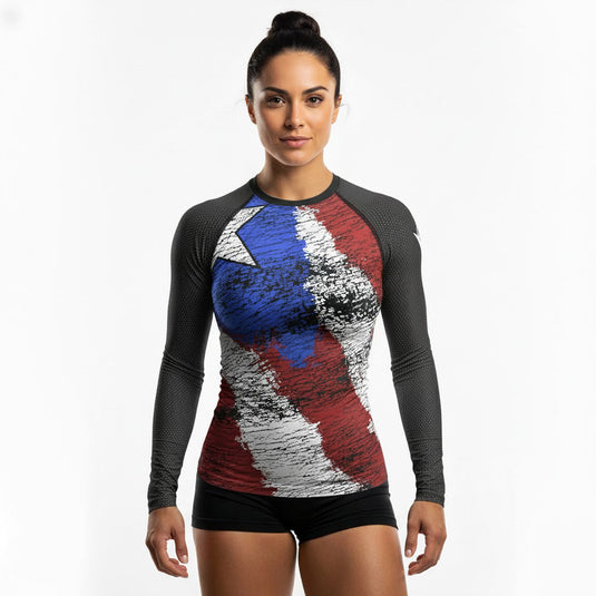 Puerto Rico - Urban (Women's Rash Guard) Olympian