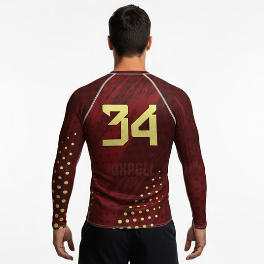 Spain (España) - ESP 34 - Country Codes (Men's Rash Guard) Olympian
