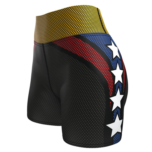 Venezuela - Galaxy (Women's Yoga Shorts) Olympian