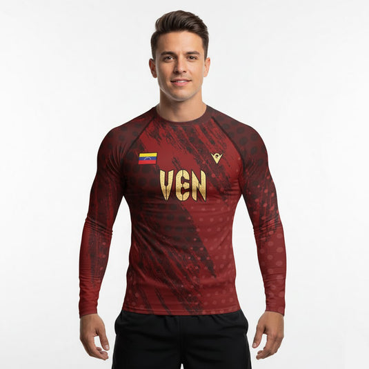 Venezuela - VEN 58 - Country Codes (Men's Rash Guard) Olympian
