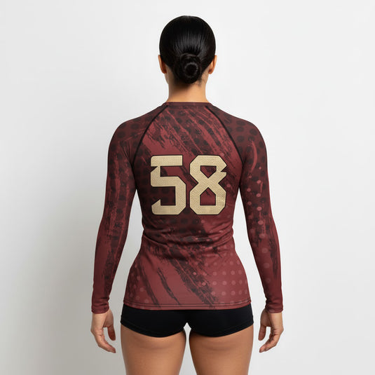 Venezuela - VEN 58 - Country Codes (Women's Rash Guard) Olympian