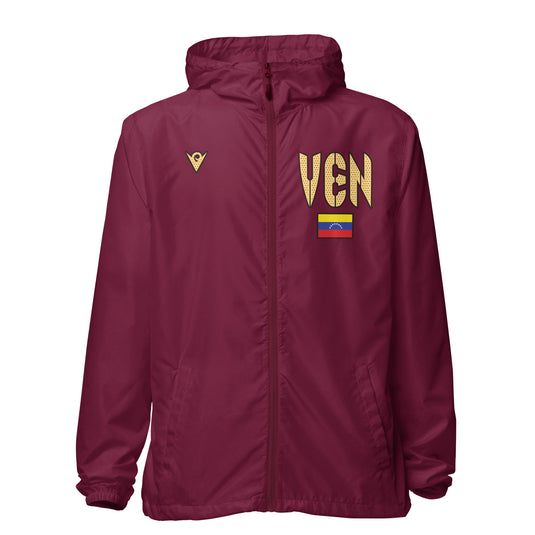 Venezuela - VEN 58 - Country Codes (Unisex - Lightweight Zip-up Windbreaker) Olympian
