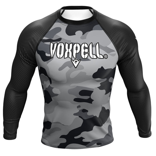 Ash Camo (Men's Rash Guard) Excelsior