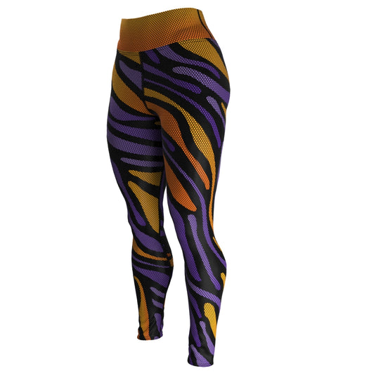 Tigerdelic (Women's Yoga Pants) Yoga