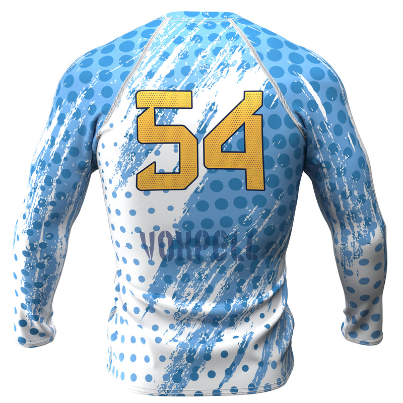 Load image into Gallery viewer, Argentina - ARG 54 - Country Codes (Men's Rash Guard) Olympian
