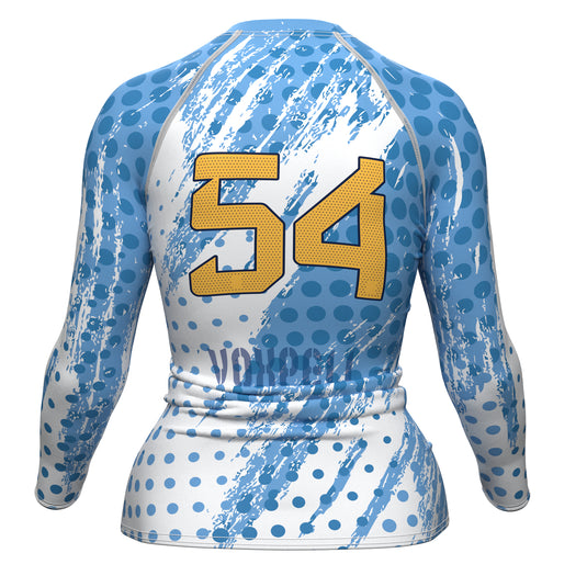 Argentina - ARG 54 - Country Codes (Women's Rash Guard) Olympian