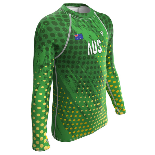 Australia - AUS 61 - Country Codes (Boys' Rash Guard) Olympian