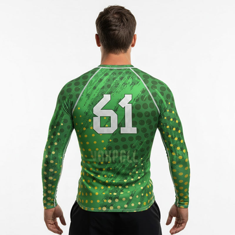 Load image into Gallery viewer, Australia - AUS 61 - Country Codes (Men&#39;s Rash Guard) Olympian
