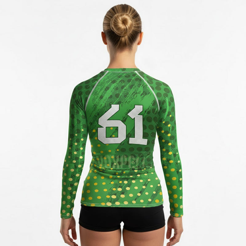 Load image into Gallery viewer, Australia - AUS 61 - Country Codes (Women&#39;s Rash Guard) Olympian
