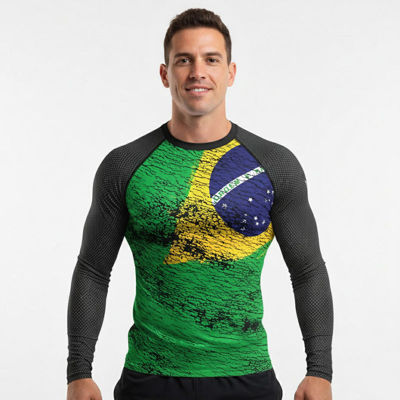 Load image into Gallery viewer, Brazil (Brasil) - Urban (Men&#39;s Rash Guard) Olympian
