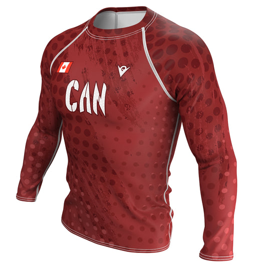 Canada - CAN 1 - Country Codes (Men's Rash Guard) Olympian