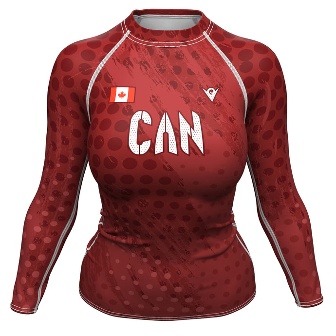 Canada - CAN 1 - Country Codes (Women's Rash Guard) Olympian