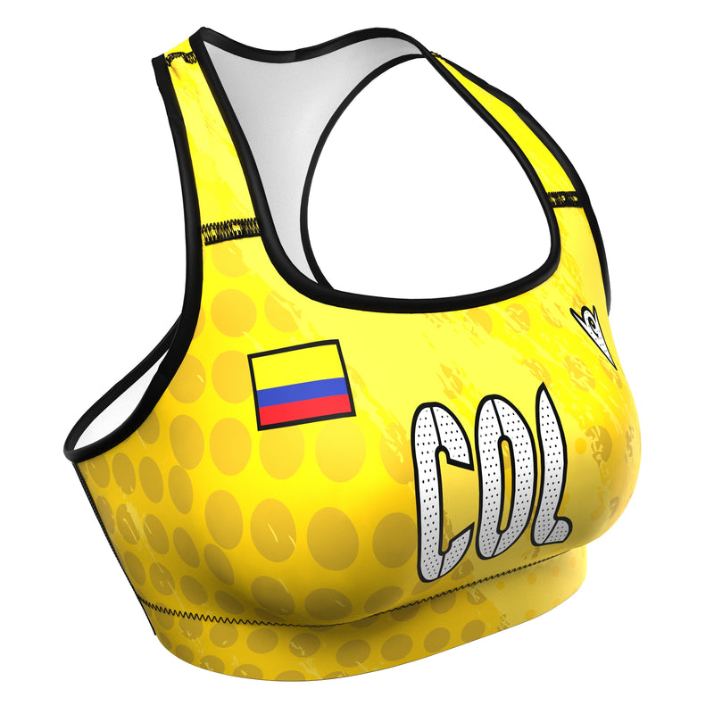 Load image into Gallery viewer, Colombia - COL 57 - Country Codes (Sports Bra) Olympian
