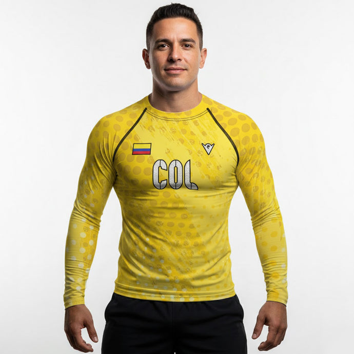 Colombia - COL 57 - Country Codes (Men's Rash Guard) Olympian