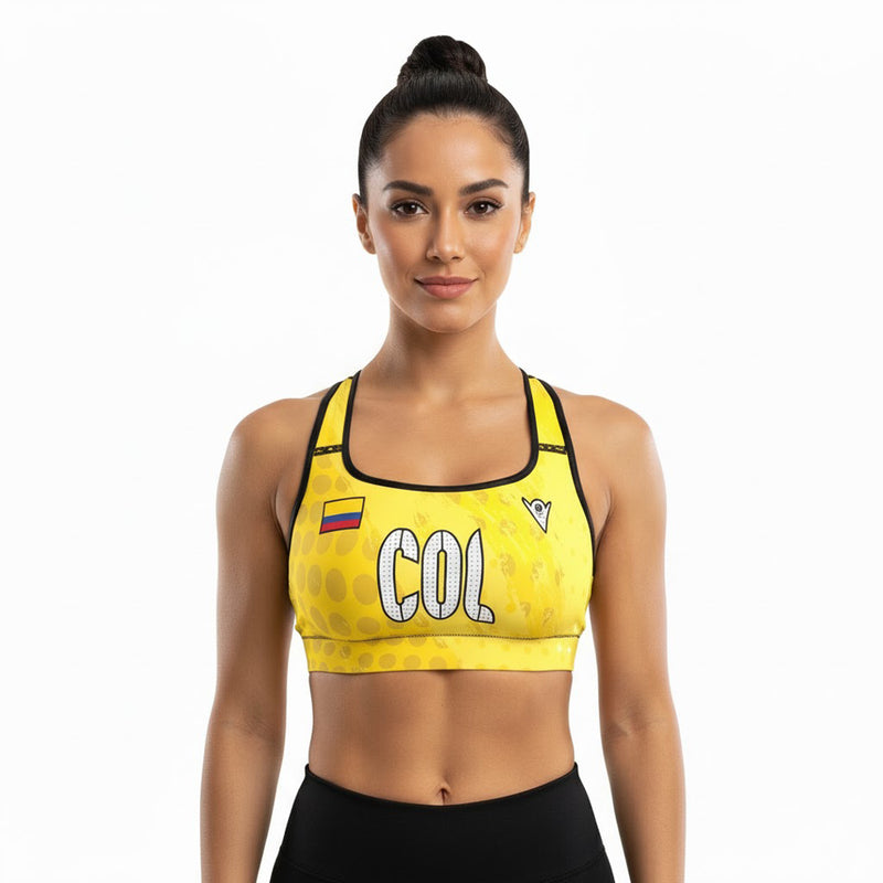 Load image into Gallery viewer, Colombia - COL 57 - Country Codes (Sports Bra) Olympian
