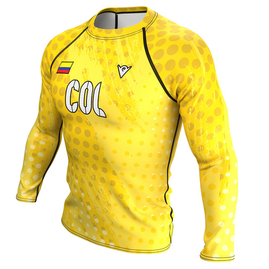 Colombia - COL 57 - Country Codes (Men's Rash Guard) Olympian