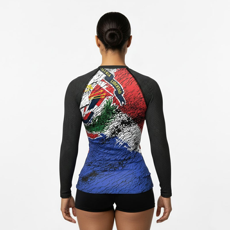 Load image into Gallery viewer, Dominican Republic (República Dominicana) - Urban (Women&#39;s Rash Guard) Olympian
