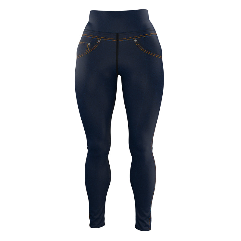 Load image into Gallery viewer, Denim Glow (Women's Yoga Pants) Yoga Bliss/Urban
