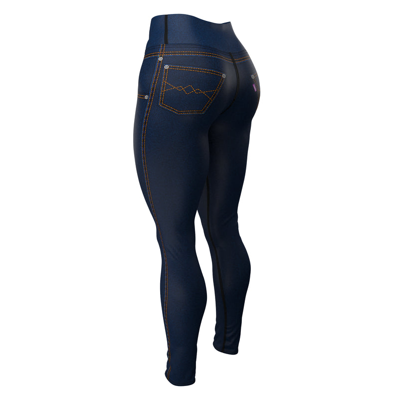 Load image into Gallery viewer, Denim Glow (Women's Yoga Pants) Yoga Bliss/Urban
