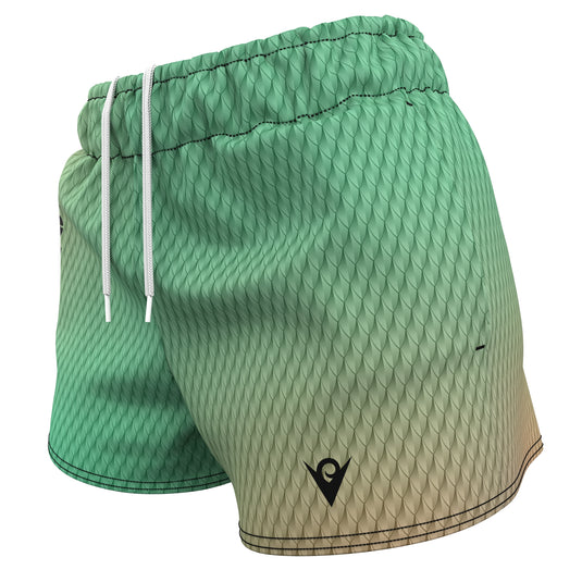 Voxpell Flying Dragon Skin (Women's Sports Shorts - Recycled Polyester) Martial Warrior