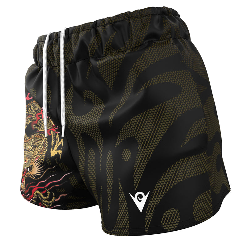 Load image into Gallery viewer, Voxpell Dragon Warrior (Women&#39;s Sports Shorts - Recycled Polyester) Martial Warrior
