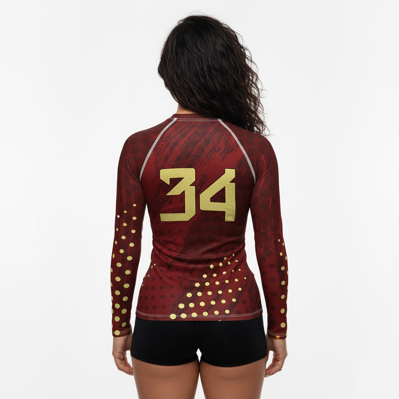 Load image into Gallery viewer, Spain (España) - ESP 34 - Country Codes (Women&#39;s Rash Guard) Olympian
