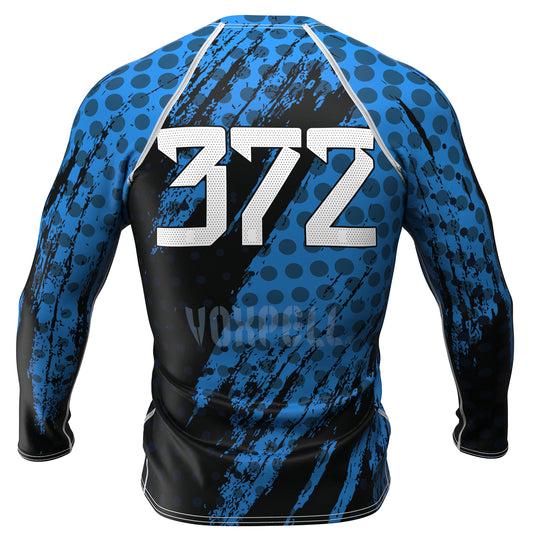 Estonia (Eesti) - EST 372 - Country Codes (Men's Rash Guard) Olympian