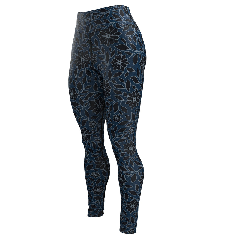Load image into Gallery viewer, Floral Elegance (Women's Yoga Pants) Yoga Bliss/Urban

