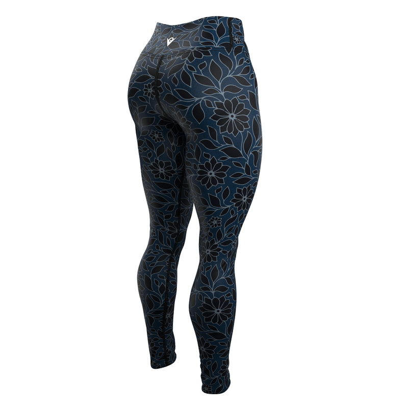 Load image into Gallery viewer, Floral Elegance (Women's Yoga Pants) Yoga Bliss/Urban
