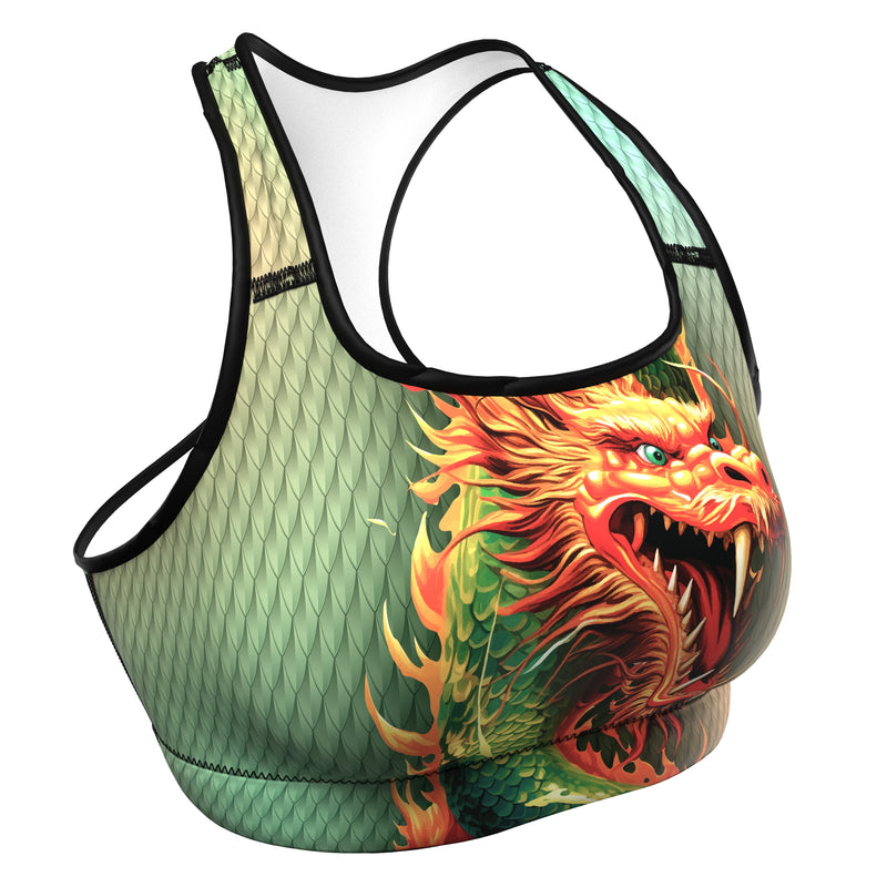 Load image into Gallery viewer, Voxpell Flying Dragon (Sports Bra) Martial Warrior
