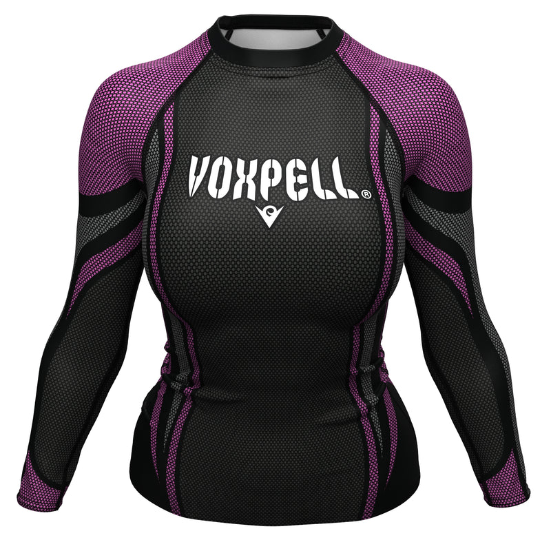 Load image into Gallery viewer, Voxpell Galaxy (Fuchsia/Grey) (Women&#39;s Rash Guard) Excelsior
