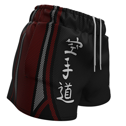 Karate-Do - Training Armor (Women's Sports Shorts - Recycled Polyester) Martial Warrior