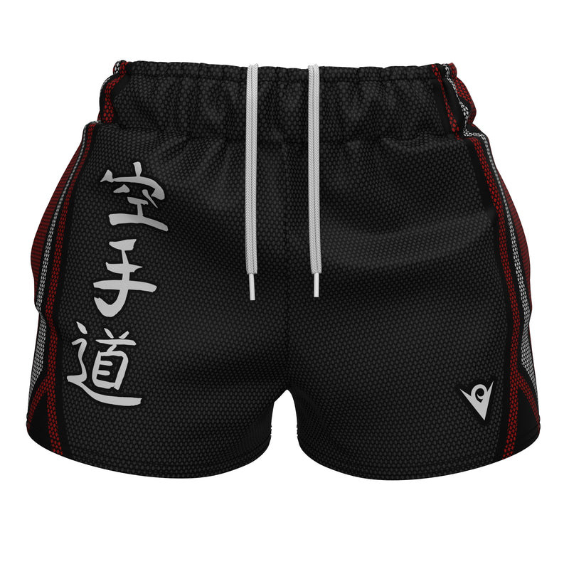 Load image into Gallery viewer, Karate-Do - Training Armor (Women&#39;s Sports Shorts - Recycled Polyester) Martial Warrior
