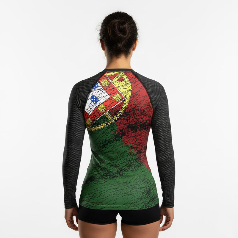 Load image into Gallery viewer, Portugal - Urban (Women&#39;s Rash Guard) Olympian
