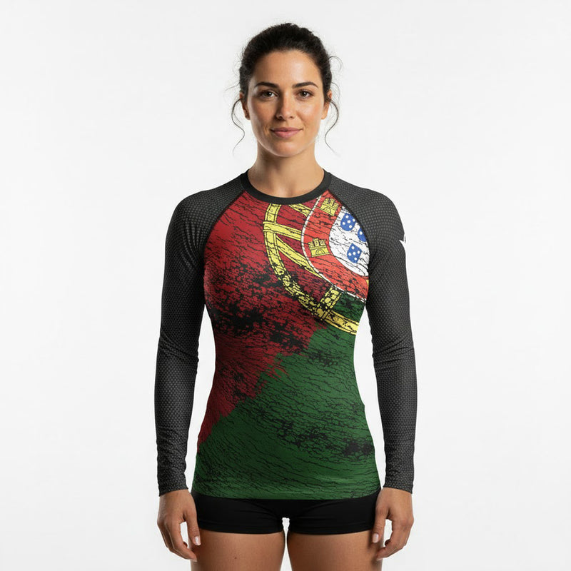 Load image into Gallery viewer, Portugal - Urban (Women&#39;s Rash Guard) Olympian
