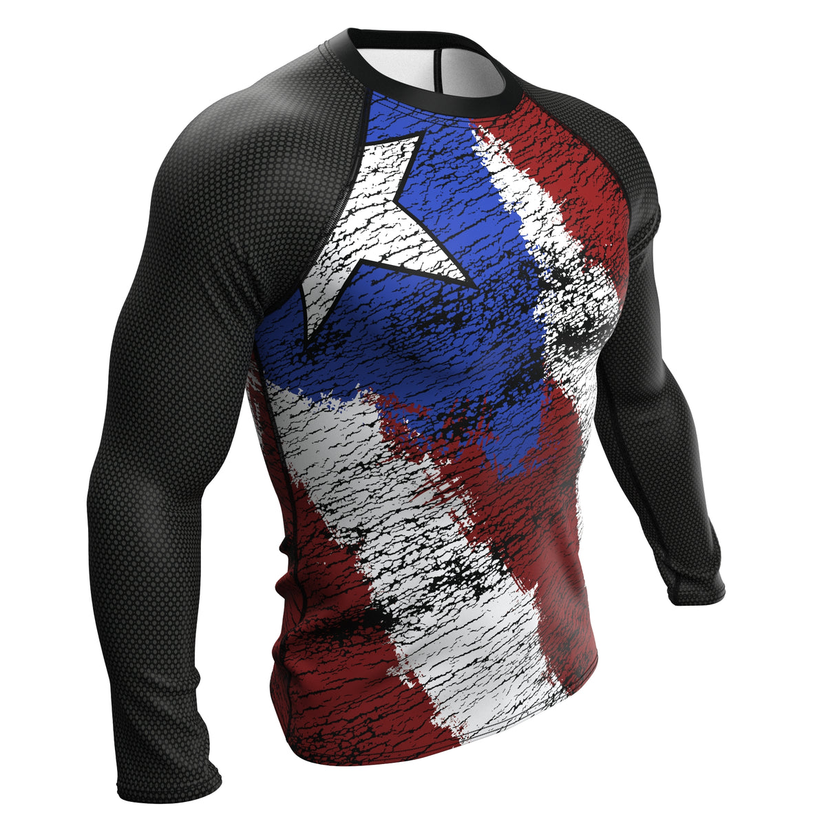 Puerto Rico - Urban (Men&#39;s Rash Guard) Olympian