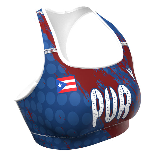 Puerto Rico - PUR 1 - Country Codes (Sports Bra) Olympian