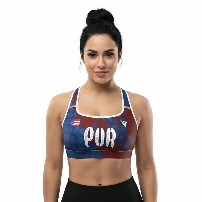 Load image into Gallery viewer, Puerto Rico - PUR 1 - Country Codes (Sports Bra) Olympian
