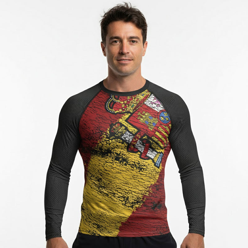 Load image into Gallery viewer, Spain (España) - Urban (Men&#39;s Rash Guard) Olympian
